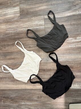NAMA Body butter corset top lot gray, black and white
